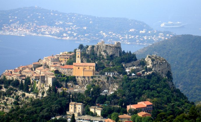 Eze village, between sea and mountains